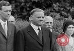 Image of President Herbert Hoover Washington DC USA, 1930, second 20 stock footage video 65675044617