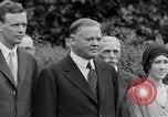 Image of President Herbert Hoover Washington DC USA, 1930, second 21 stock footage video 65675044617