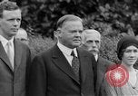 Image of President Herbert Hoover Washington DC USA, 1930, second 22 stock footage video 65675044617