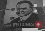 Standbild Präsident Herbert Hoover Des Moines Iowa USA, 1932, aus Sekunde 1 historischem Filmmaterial Videoclip 65675044624