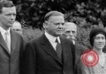 Image of President Herbert Hoover Washington DC USA, 1930, second 18 stock footage video 65675044628