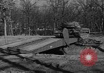 Image of folding bridge Virginia United States USA, 1955, second 32 stock footage video 65675044721