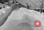 Immagine di Olympic prove di bob Lake Placid New York USA, 1955, secondo 49 filmato di repertorio 65675044724