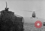 Image of helicopters lift supplies Korea, 1953, second 55 stock footage video 65675044739