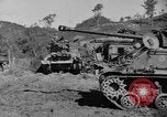 Image of US Army M4 Sherman tanks in Korean War Korea, 1952, second 13 stock footage video 65675044764