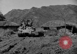 Image of US Army M4 Sherman tanks in Korean War Korea, 1952, second 27 stock footage video 65675044764