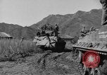 Image of US Army M4 Sherman tanks in Korean War Korea, 1952, second 36 stock footage video 65675044764