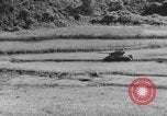 Image of US Army M4 Sherman tanks in Korean War Korea, 1952, second 39 stock footage video 65675044764
