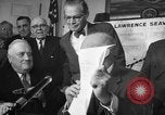 Image of President Dwight Eisenhower Washington DC USA, 1954, second 4 stock footage video 65675044780