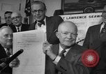 Image of President Dwight Eisenhower Washington DC USA, 1954, second 6 stock footage video 65675044780