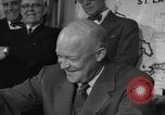 Image of President Dwight Eisenhower Washington DC USA, 1954, second 18 stock footage video 65675044780