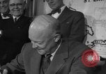 Image of President Dwight Eisenhower Washington DC USA, 1954, second 19 stock footage video 65675044780