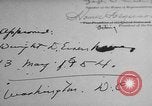 Image of President Dwight Eisenhower Washington DC USA, 1954, second 25 stock footage video 65675044780