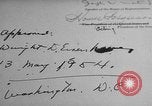 Image of President Dwight Eisenhower Washington DC USA, 1954, second 26 stock footage video 65675044780