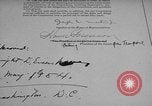 Image of President Dwight Eisenhower Washington DC USA, 1954, second 51 stock footage video 65675044780
