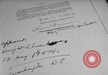 Image of President Dwight Eisenhower Washington DC USA, 1954, second 61 stock footage video 65675044780