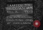 Standbild Colonel John Hutchison Marilanin New Guinea, 1943, aus Sekunde 3 historischem Filmmaterial Videoclip 65675044791