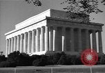 Image of Abraham Lincoln Memorial Washington DC USA, 1949, second 8 stock footage video 65675044860