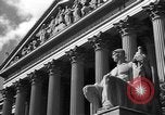 Image of US Supreme Court Building Washington DC USA, 1951, second 27 stock footage video 65675044861