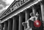 Image of US Supreme Court Building Washington DC USA, 1951, second 30 stock footage video 65675044861
