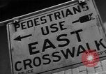 Image of Traffic signs Washington DC USA, 1949, second 9 stock footage video 65675044864