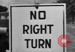 Image of Traffic signs Washington DC USA, 1949, second 17 stock footage video 65675044864