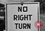 Image of Traffic signs Washington DC USA, 1949, second 18 stock footage video 65675044864