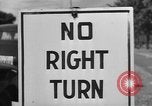 Image of Traffic signs Washington DC USA, 1949, second 24 stock footage video 65675044864