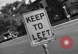 Image of Traffic signs Washington DC USA, 1949, second 26 stock footage video 65675044864