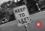Image of Traffic signs Washington DC USA, 1949, second 29 stock footage video 65675044864