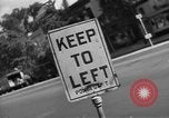Image of Traffic signs Washington DC USA, 1949, second 30 stock footage video 65675044864