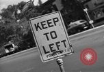 Image of Traffic signs Washington DC USA, 1949, second 32 stock footage video 65675044864