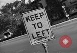 Image of Traffic signs Washington DC USA, 1949, second 33 stock footage video 65675044864