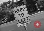 Image of Traffic signs Washington DC USA, 1949, second 34 stock footage video 65675044864