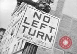 Image of Traffic signs Washington DC USA, 1949, second 35 stock footage video 65675044864