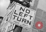 Image of Traffic signs Washington DC USA, 1949, second 38 stock footage video 65675044864