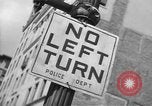 Image of Traffic signs Washington DC USA, 1949, second 42 stock footage video 65675044864