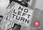 Image of Traffic signs Washington DC USA, 1949, second 43 stock footage video 65675044864