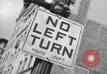 Image of Traffic signs Washington DC USA, 1949, second 44 stock footage video 65675044864