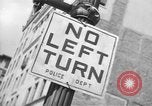 Image of Traffic signs Washington DC USA, 1949, second 45 stock footage video 65675044864