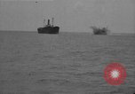 Image of Keystone B-3 bomber drops bomb on target ship Pacific Ocean, 1925, second 7 stock footage video 65675044869