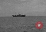 Image of Keystone B-3 bomber drops bomb on target ship Pacific Ocean, 1925, second 14 stock footage video 65675044869