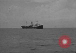 Image of Keystone B-3 bomber drops bomb on target ship Pacific Ocean, 1925, second 15 stock footage video 65675044869