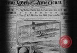 Standbild Wright Flyer LE MANS FRANKREICH, 1908, aus Sekunde 3 historischem Filmmaterial Videoclip 65675044880