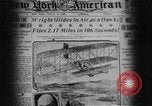 Standbild Wright Flyer LE MANS FRANKREICH, 1908, aus Sekunde 4 historischem Filmmaterial Videoclip 65675044880