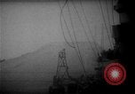 Image of American destroyer underway in heavy seas Pacific Ocean, 1944, second 12 stock footage video 65675044921