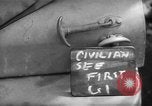 Standbild amerikanischer Soldat Koga Japan, 1945, aus Sekunde 6 historischem Filmmaterial Videoclip 65675044963