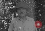 Image of General Alexander Patch Guadalcanal Solomon Islands, 1942, second 42 stock footage video 65675044979