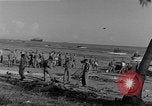 Image of American troop reinforcements and supplies  arriving on Guadalcanal Guadalcanal Solomon Islands, 1943, second 32 stock footage video 65675044980