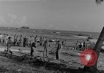 Image of American troop reinforcements and supplies  arriving on Guadalcanal Guadalcanal Solomon Islands, 1943, second 33 stock footage video 65675044980